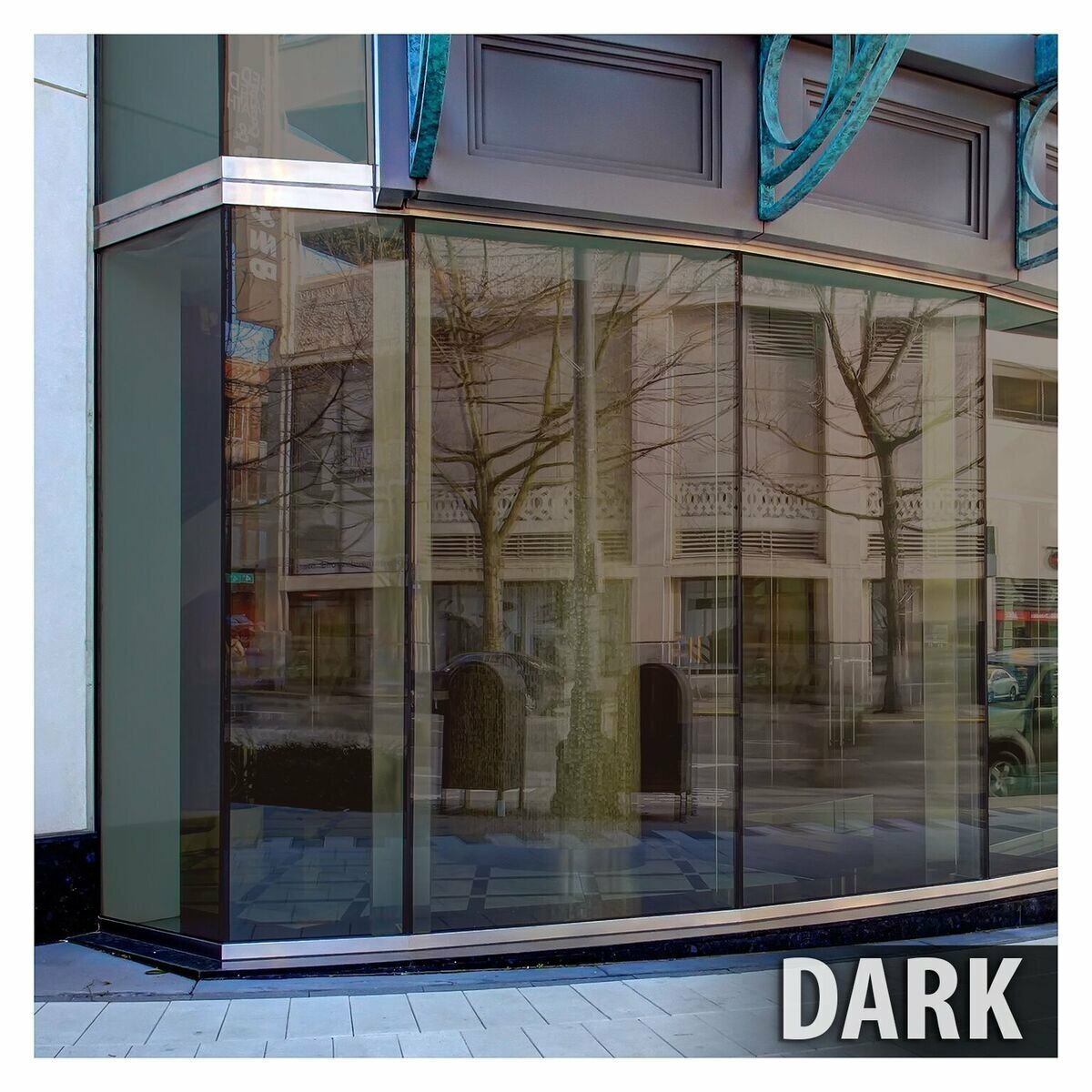 BDF BRZ20 Window Film Bronze Reflective Sun Control and Daytime Privacy (Dark)