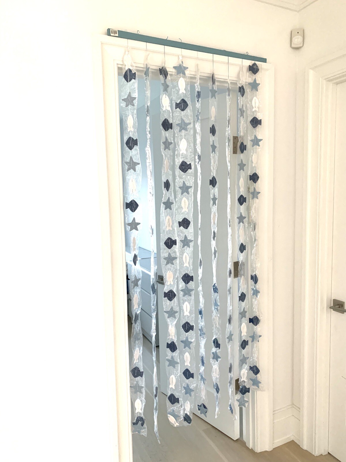 Stars Fish Shaped Door Window Hanging String Curtain Baby Kids Bed Room Divider