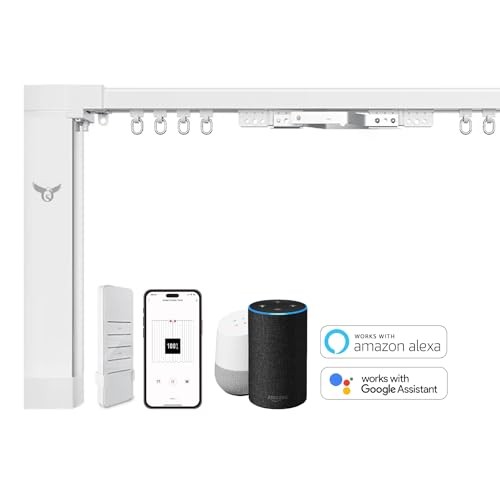 FLYINGOSPREY OSPREY SMART CURTAIN TRACK 70.8″/1.8m – 129.9″/3.3m – WHITE