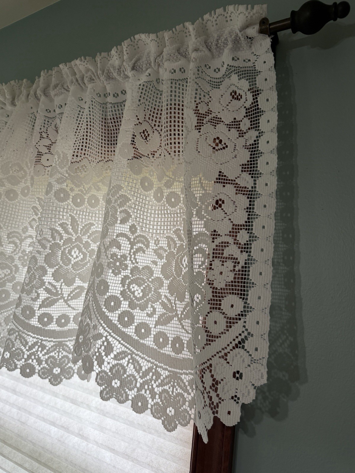 Heritage Lace Curtain- Off White 60 x 24” Tier American Beauty New In Package