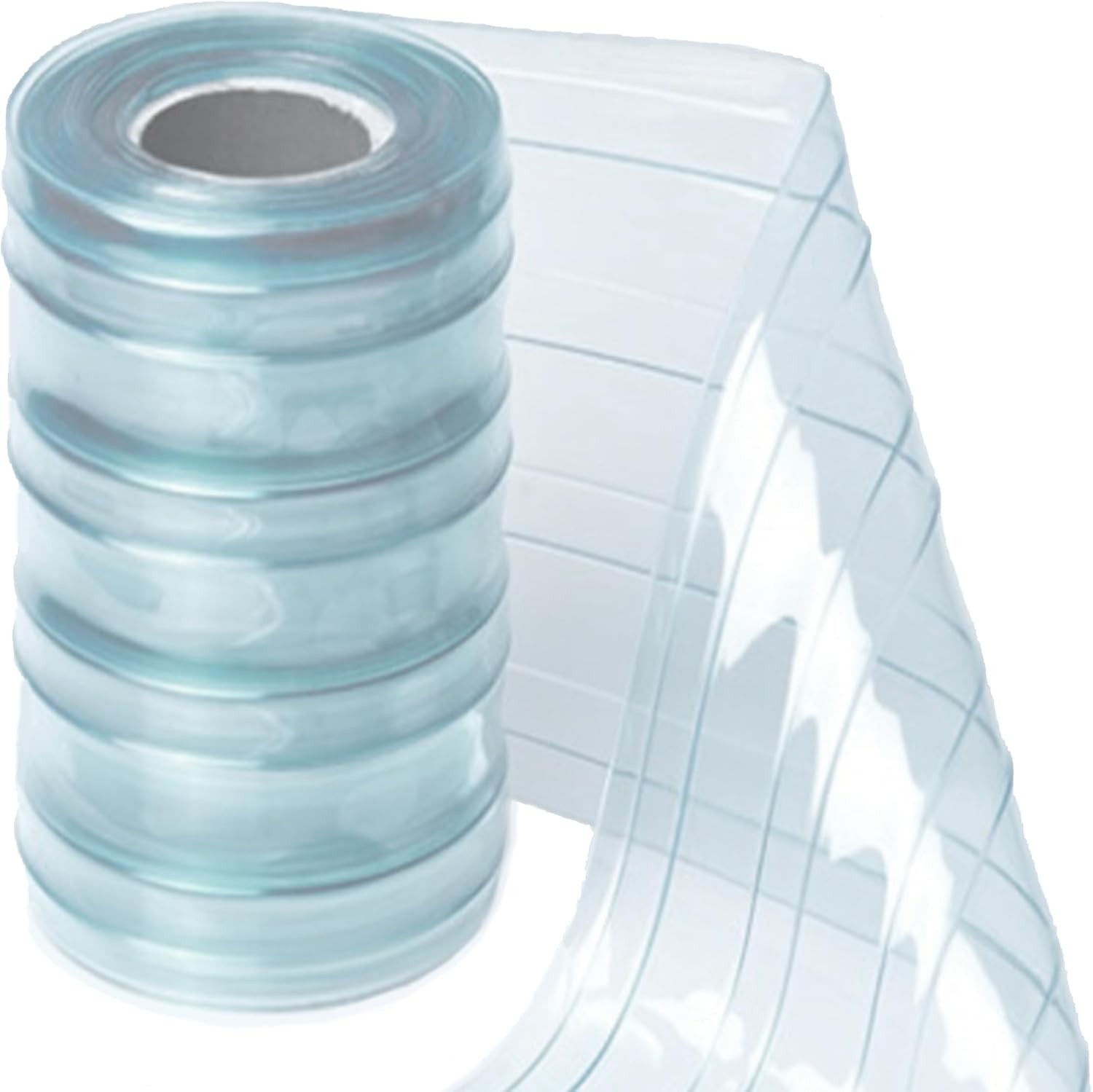Plastic Vinyl Replacement Strip Curtain-Door – Clear Waterproof PVC for Wareh