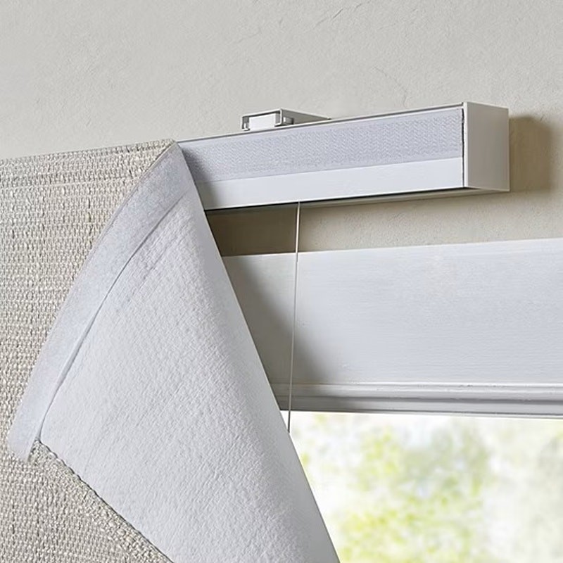 31×64 Madison Park Quincy Cordless 100% Blackout Roman Shade Linen