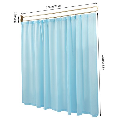200cm U-Shape Room Divider Privacy Partition Curtain Privacy Protection Partitio