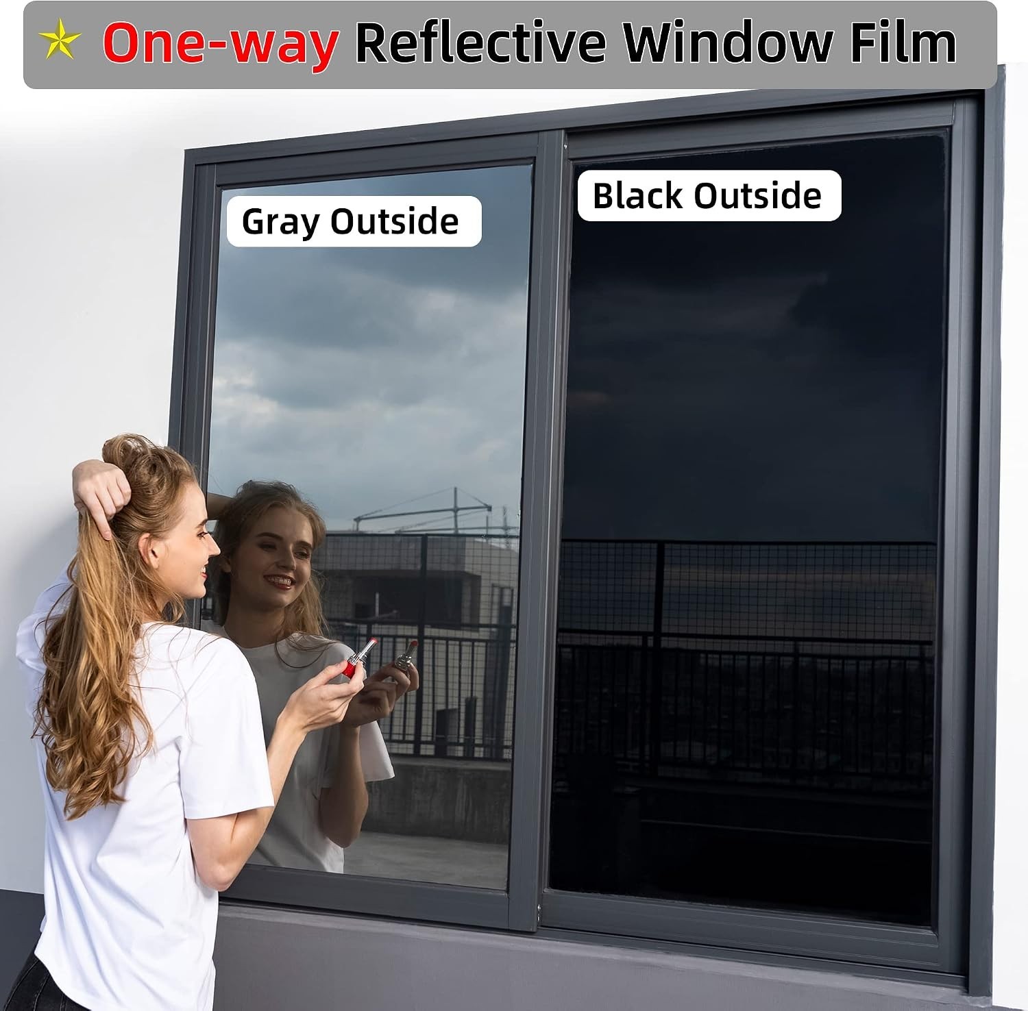 PET Window Tint – Explosion-Proof Privacy Film with Installation Tools Included