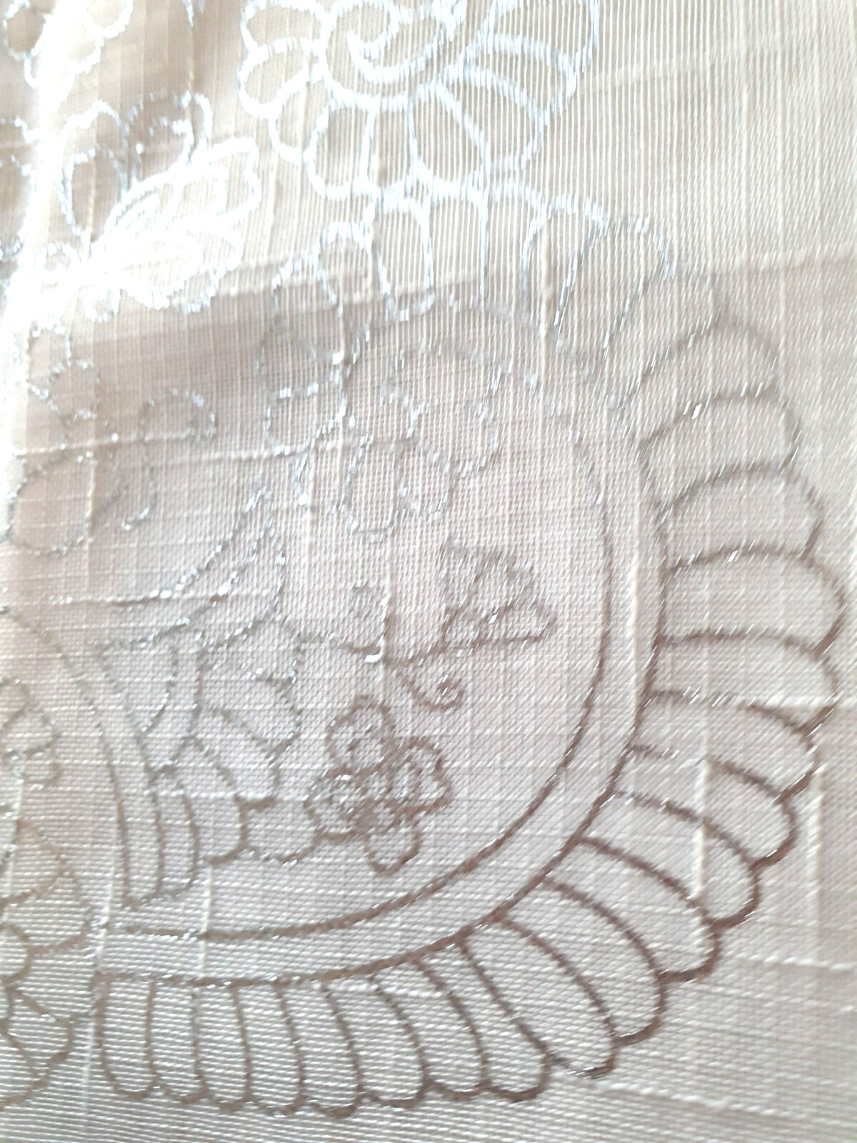 Curtains Draperies 4 Panels White Silver Romantic Opaque Duck River Rod Pole