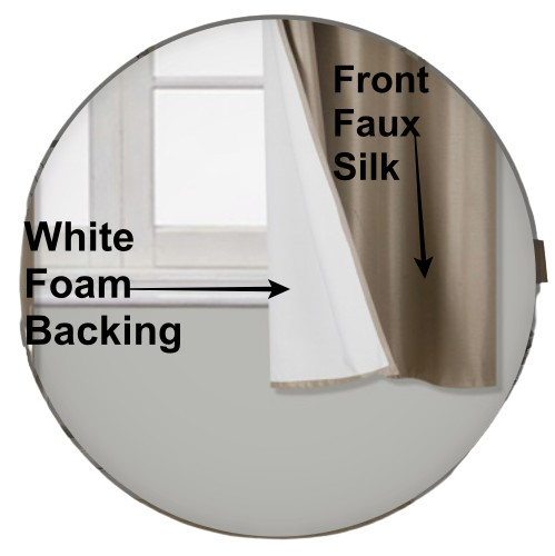 NEW 2 PANEL SOLID LINED THERMAL BLACKOUT GROMMET WINDOW CURTAIN DRAPE NEW JK64