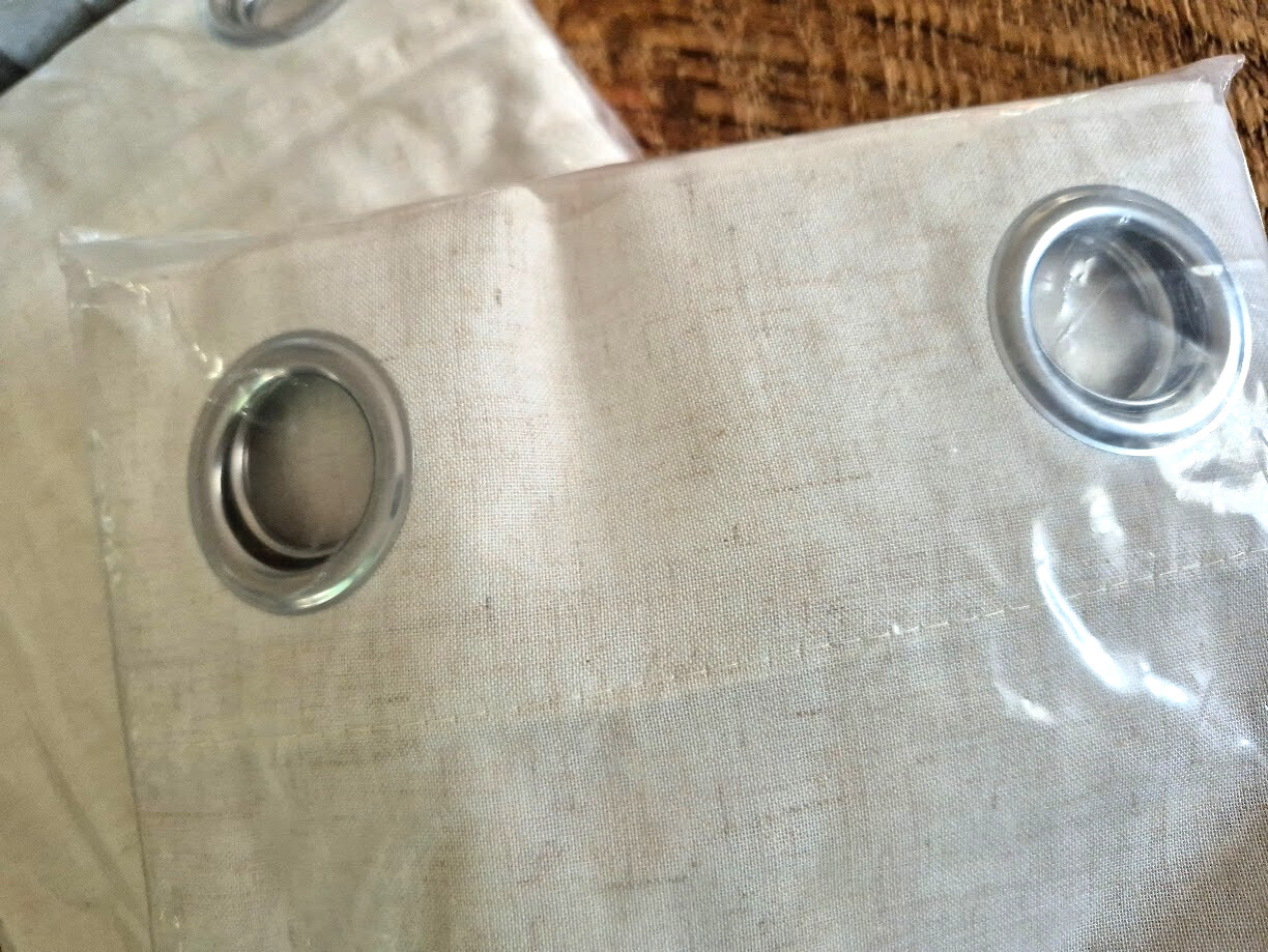 Nicetown Light Filtering Natural Linen Curtain Panels Set of 2 – New In Pack
