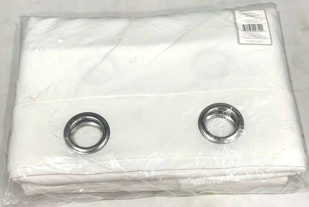 Exclusive Home Curtains Solid Cabana Grommet Top Curtain Panel Pair 54×84