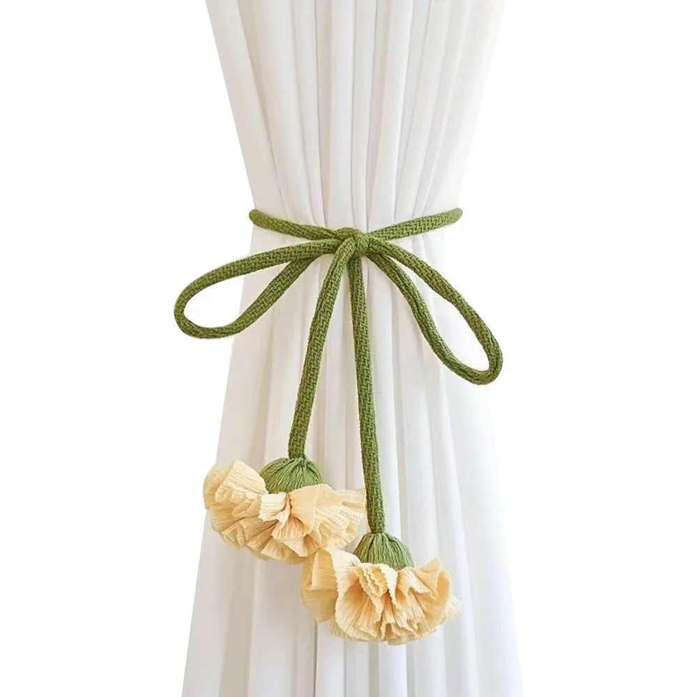 1Pc New Creative Flower Shape Curtain Tieback No Punching No Punching Window Cur