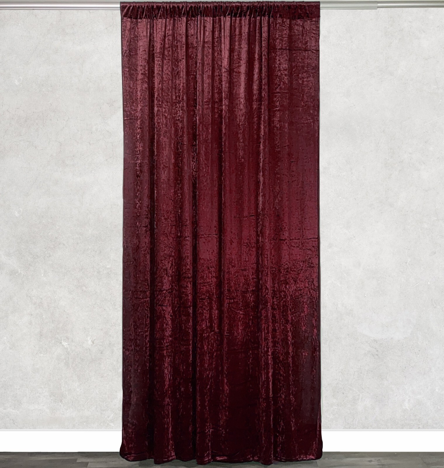 YCC Linens – Velvet Drape with 4 Inch Pocket (1 Panel)