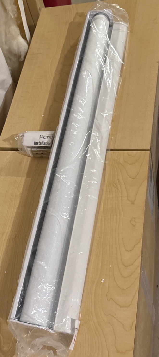 Persilux Cordless Zebra Blinds for Windows, Roller Shades for (34.5″ W x 64”H)