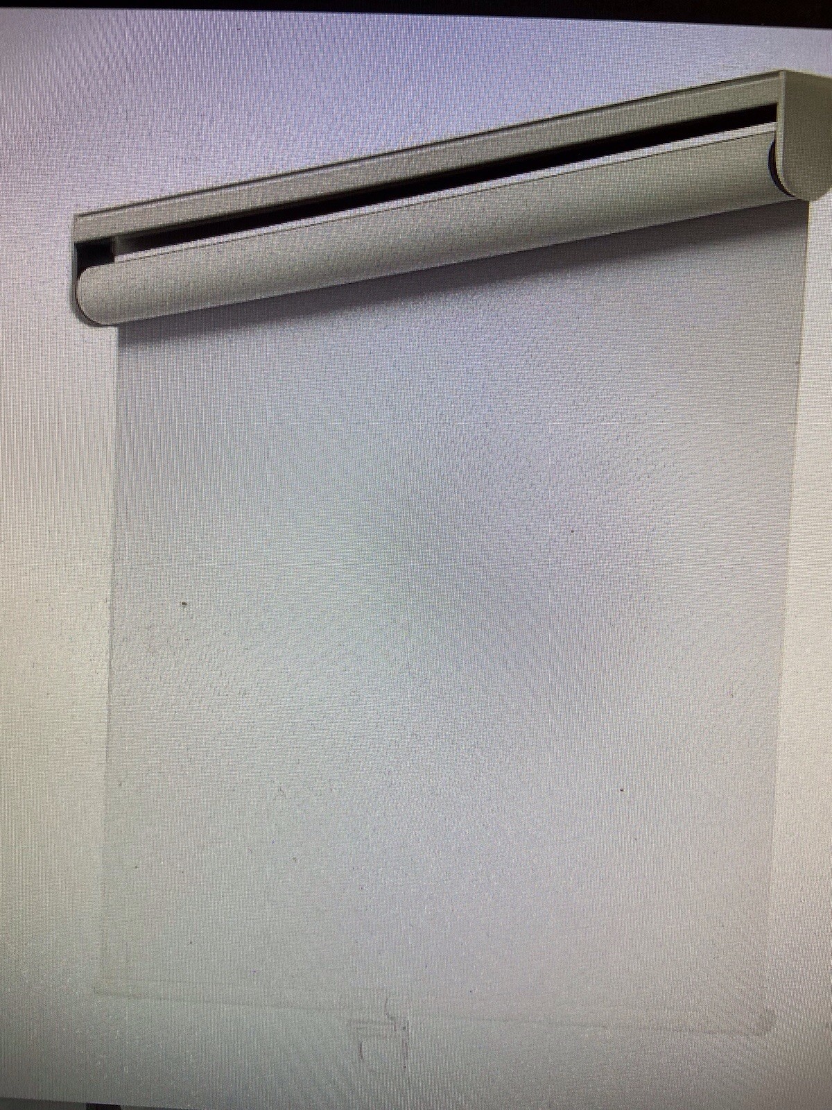 Cordless Spring Roller Shade 75×64 , 40-47 Off White