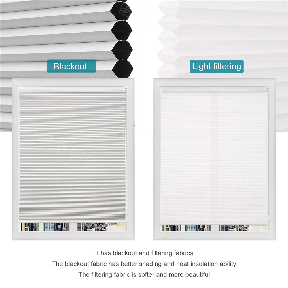CUSTOM Light Filtering Window Shades Corded 1inch Cellular Shade Honeycomb Shade