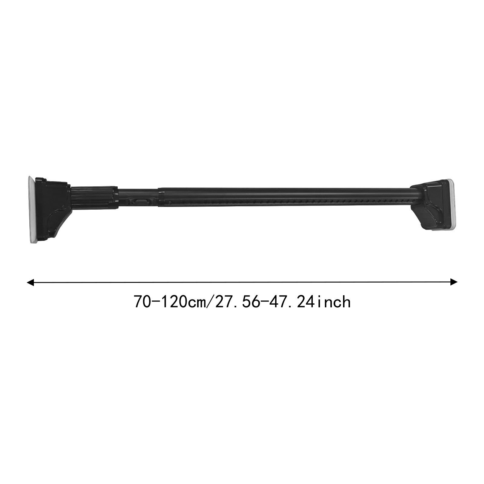 Tension Curtain Rod Without Drilling One-Click Tension Rod Length: 0.7-1.2m