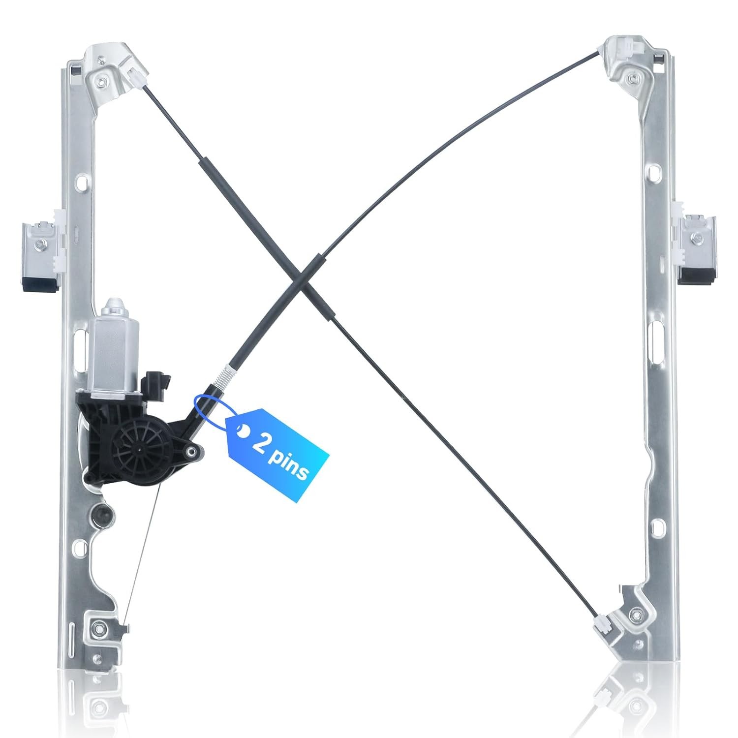 Front Left Window Regulator for 2007-2014 Chevrolet Silverado GMC Sierra w/Motor