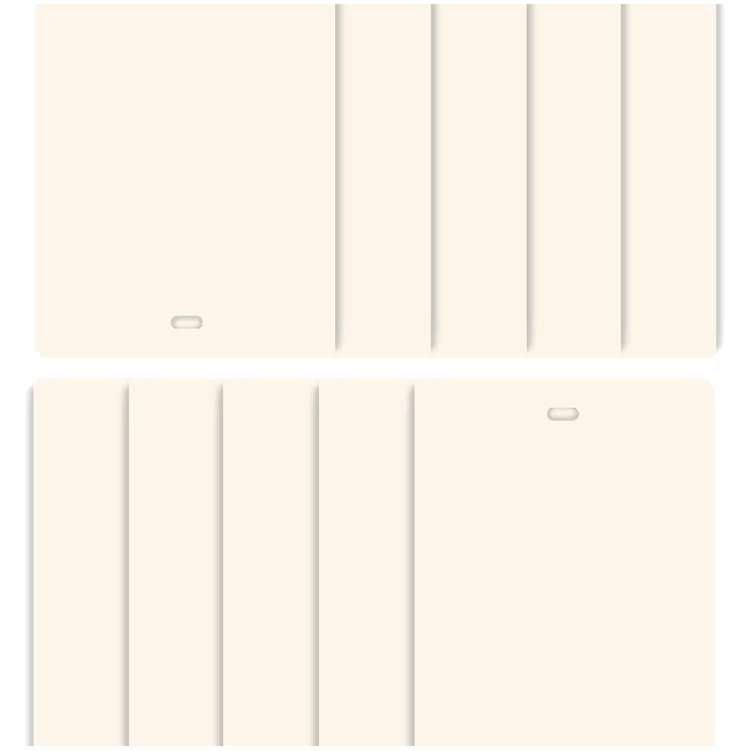 Replacement PVC Slats 82.5″ Ivory for Vertical Blinds