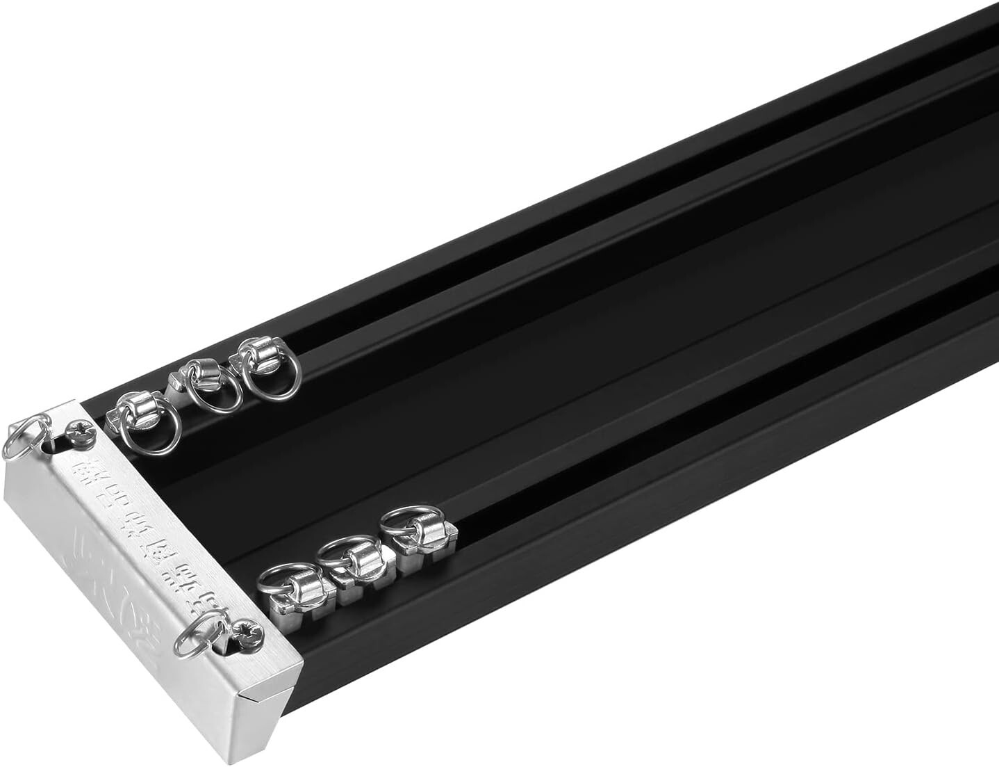 ZSHINE Heavy-Duty Curtain Conjoined Double Track Rail Ceiling Mounting (Options)