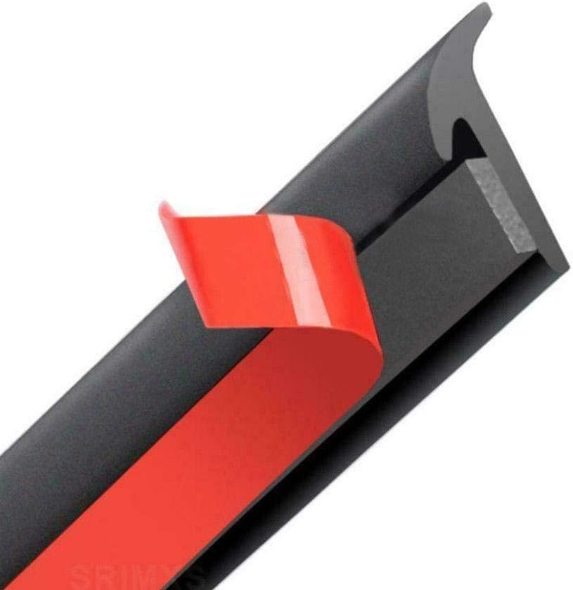 5M/16.5Ft Universal Self Adhesive Auto Rubber Weather Draft Seal Strip, Car W…