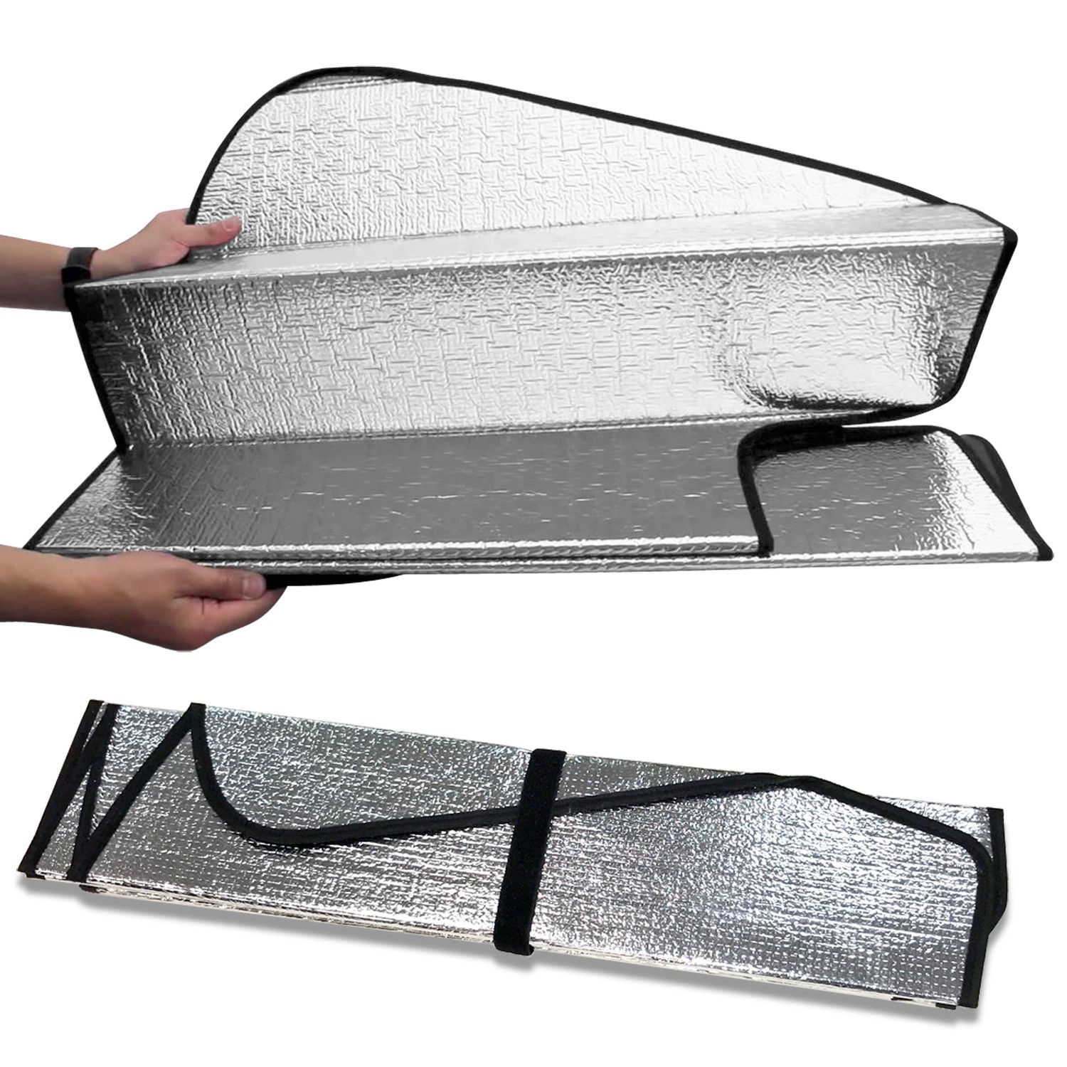 Ford Logo Universal Fit Auto Windshield Sun Shade at Jumbo Size