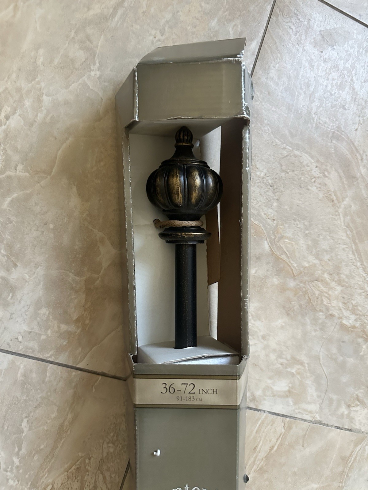 Discontinued Montevilla Decorative Drapery Hardware 36- 72 Inches New Old Stock
