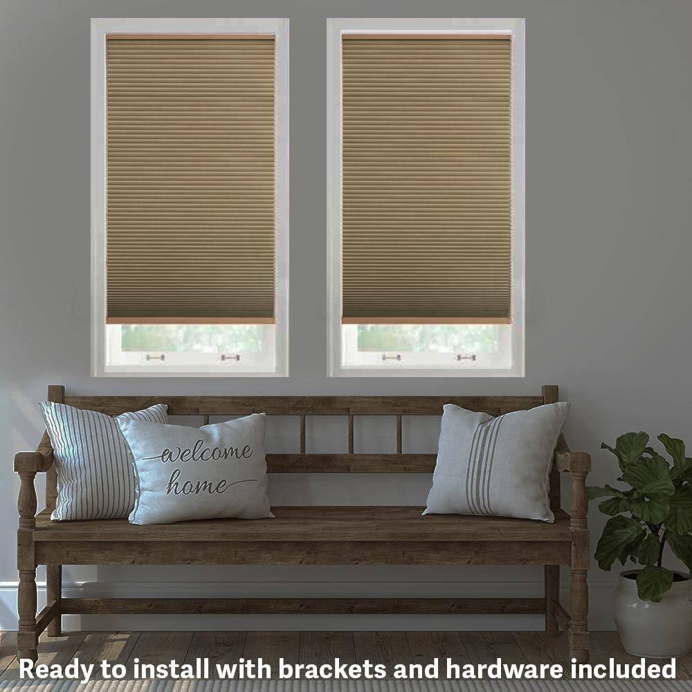 Home Decorators Mocha Cordless Blackout Cellular Shades – 27 in. W x 48 in. L