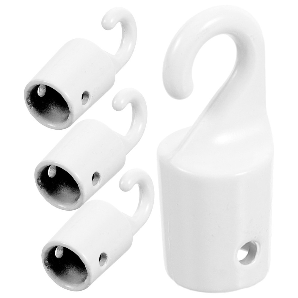 4 Pcs Curtain Hook Vertical Blinds Metal Tilt Wand Parts Tip Replacement