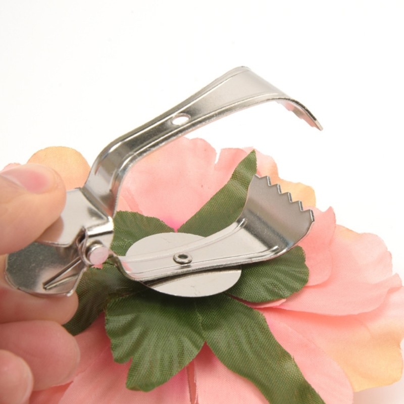 Artificial Flower Curtain Clips 2pcs Window Drapery Tiebacks for Home and Event