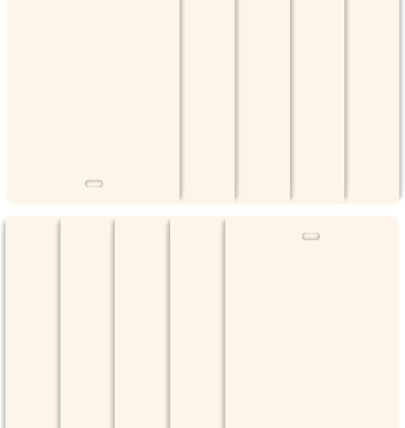 Replacement PVC Slats 82.5″ Ivory for Vertical Blinds