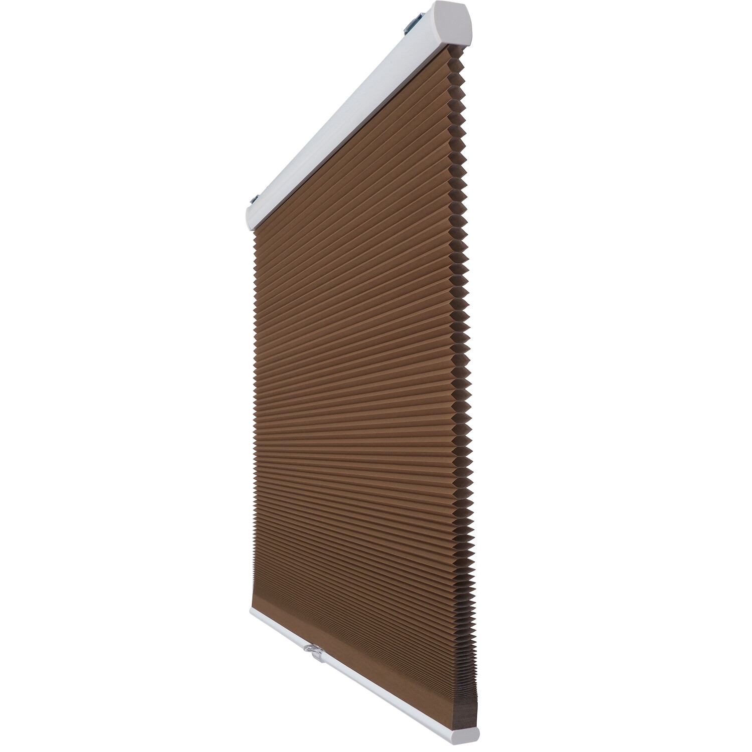 Coffee Privacy & Light Filtering Cordless Cellular Shades Window Blinds- 71″ W X