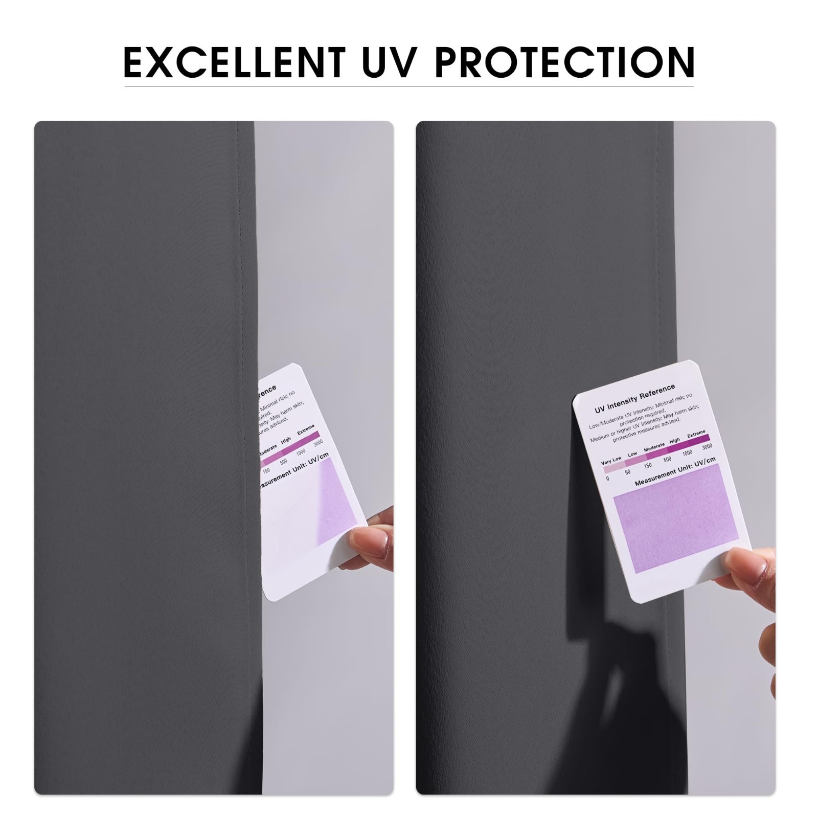 Fade Resistant Outdoor Curtains 84″ Long, Waterproof Thermal UV Protection, 2 Pa