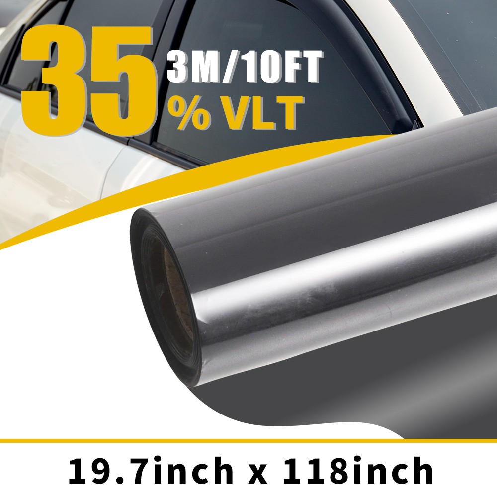 Window Tint Film 35% VLT UV Car Home Office Roll Heat Protection (10ft/16ft)