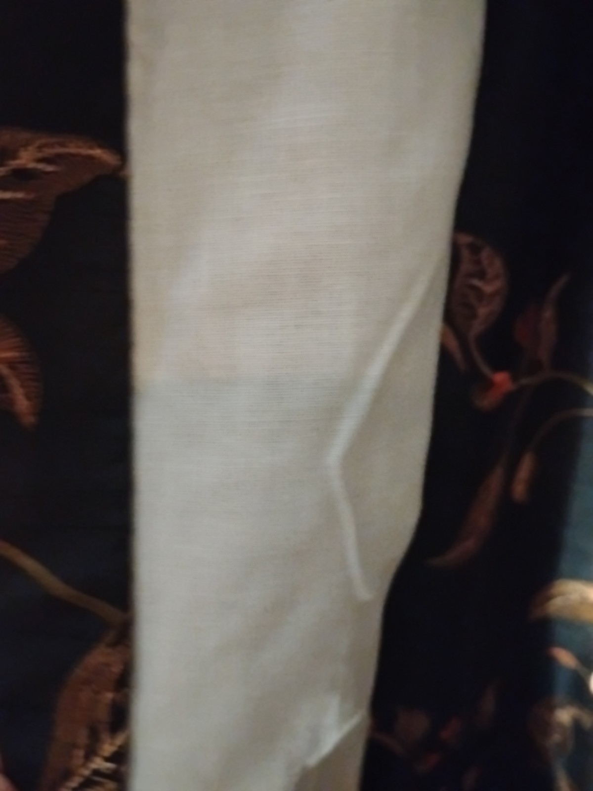 CUSTOM HEAVY Brocade LUXURY Lined Drape Panels Blue/ Gold Jacquard 32/87