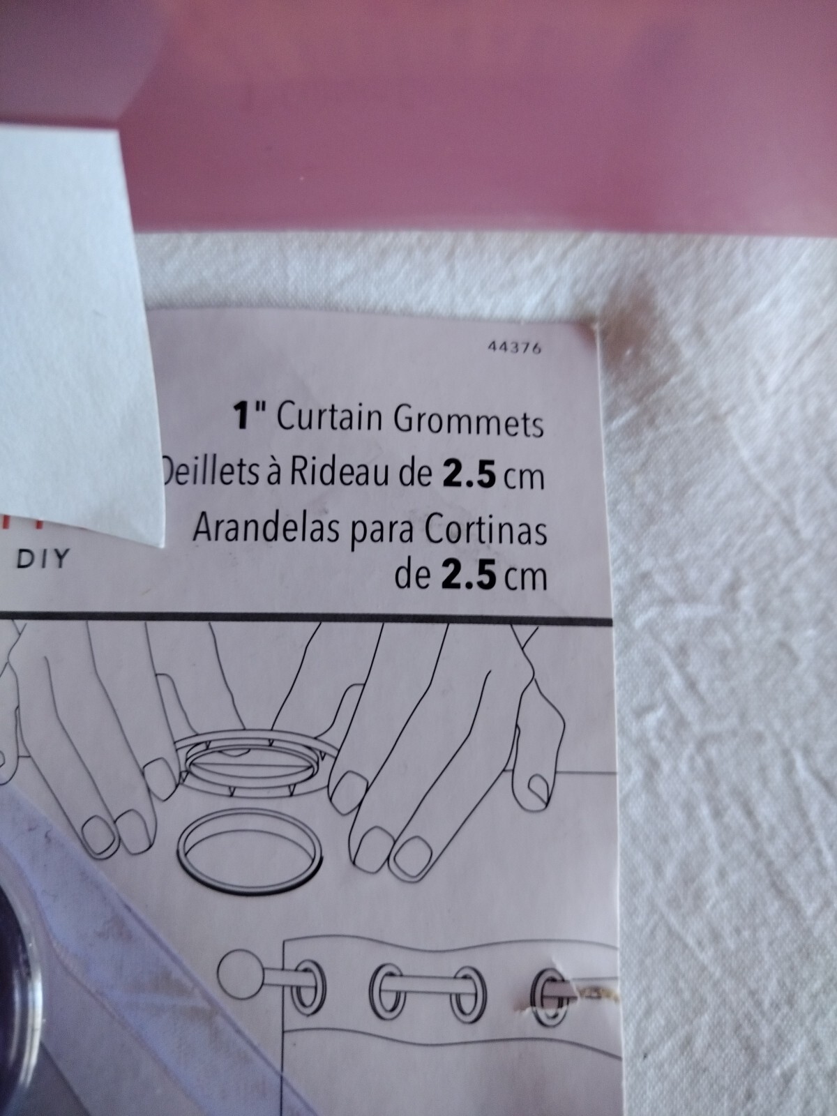 New Dritz Home 1″ Curtain Grommets Set Of 2 With~8 Sets~ #44376
