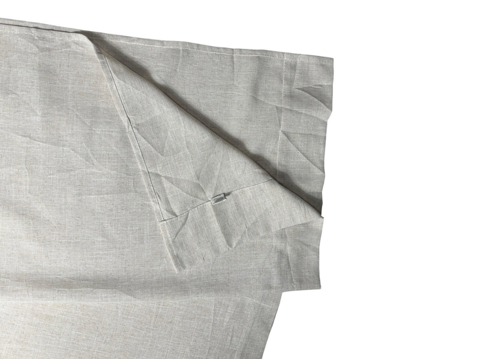 Pair Home Maison Linen Blend Curtains Panels 84 Long Beige Natural Neutral 2