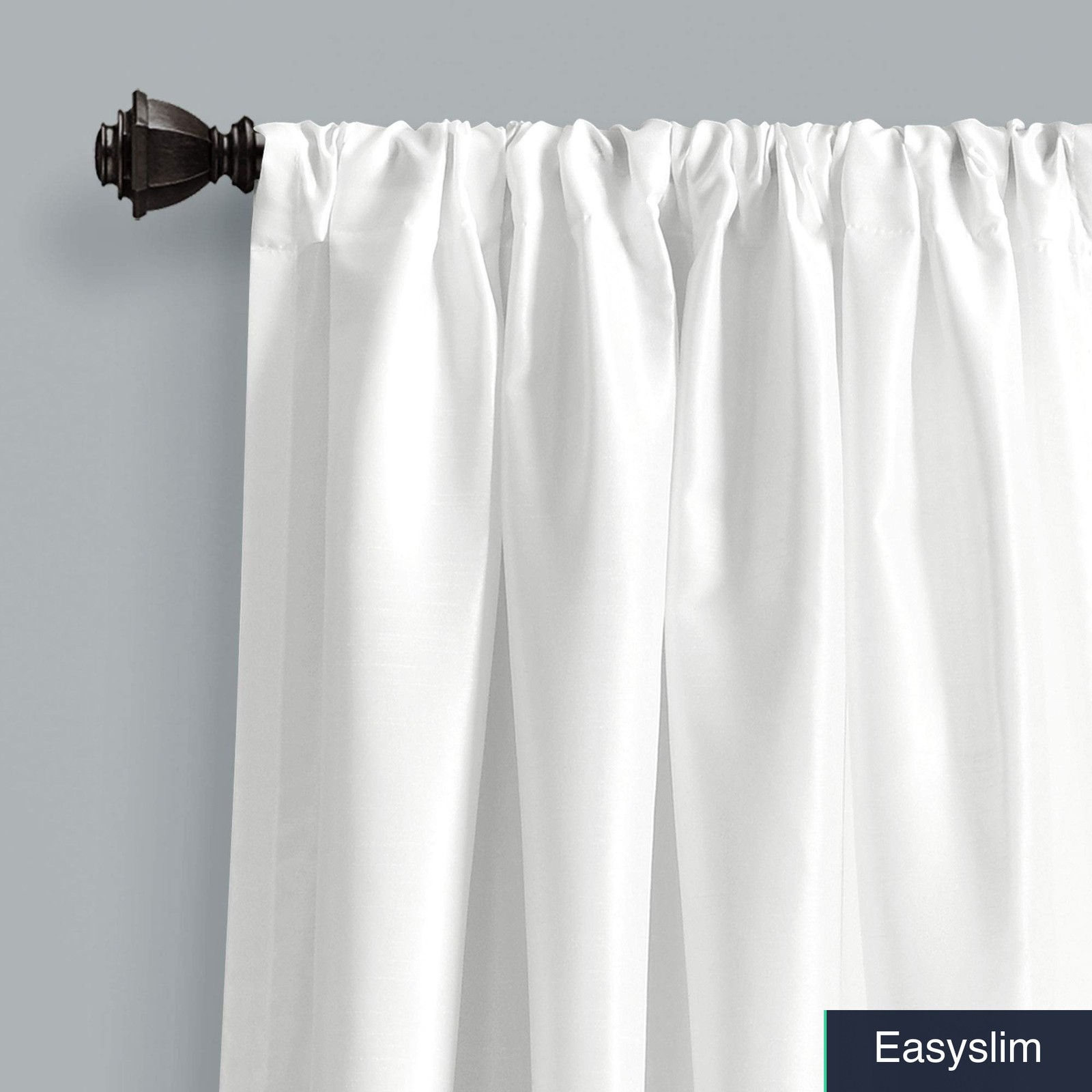 White Light Filtering Curtain Panel 54″W x 84″L Rod Pocket Single