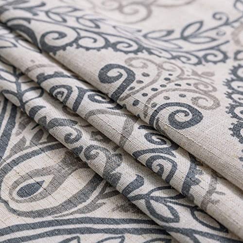 Floral Valance Curtain for Kitchen Windows 16 Inch 52″W x 16″L (Pack of 1)