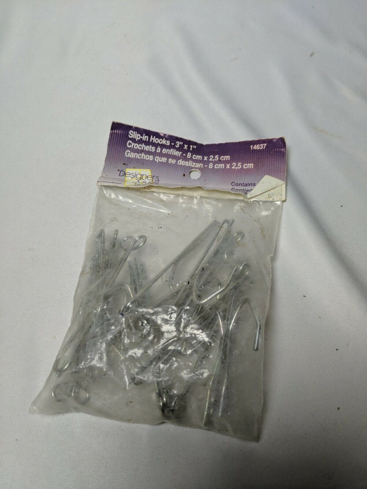 Designers Guild by Newell 3 X 1/2 Slip In Drapery Hooks 14 Count
