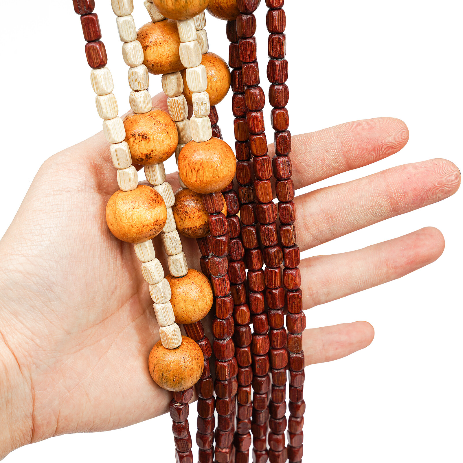 Natural Bamboo 52 Strands Handmade Curtain Beads Window Door Shoji Room Divider