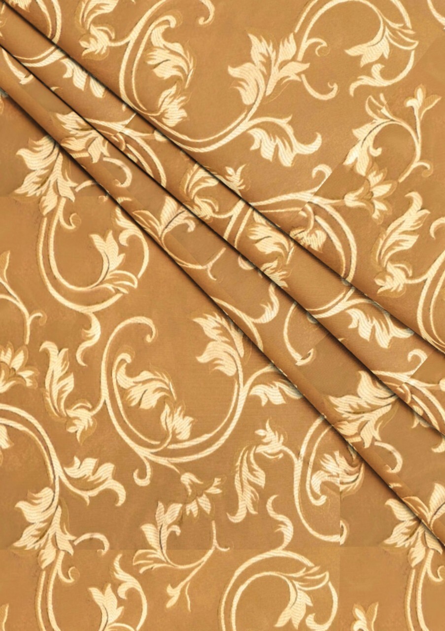 Drapery Panel – Gold – Rayon/Polyester- 55″ Inches W-MLK