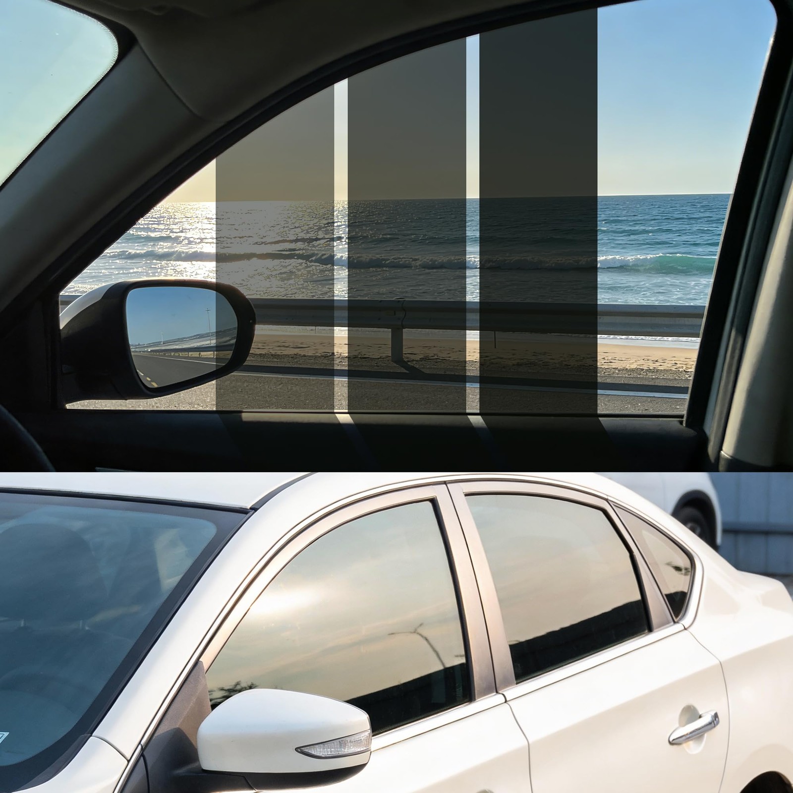 5% VLT Ceramic Car Window Tint Film – 20in x 10ft Privacy Anti-Glare & Heat R…