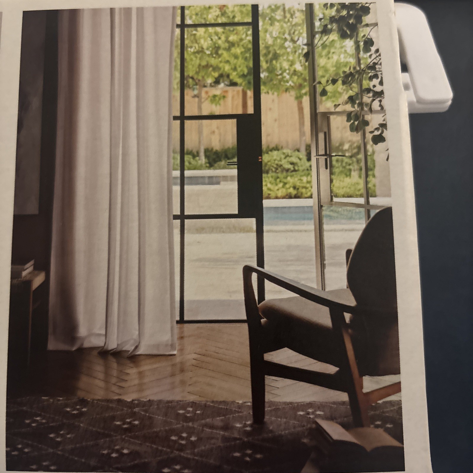 1pc 54″x95″ Light Filtering Solid Window Curtain Panel Natural White – Threshold