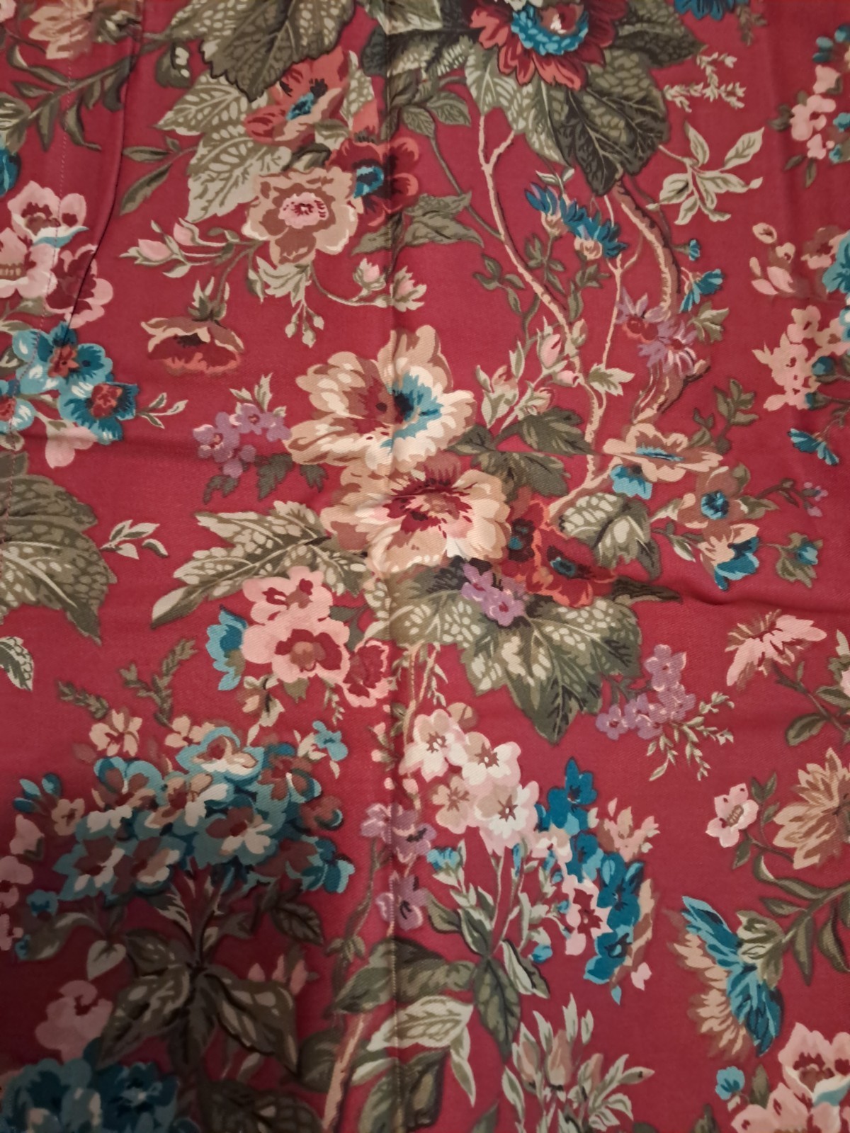 NEW CHAPS RALPH LAUREN SUMMERTON DRAPES/CURTAIN PANELS (2) 84″X84″ w/TIE BACKS