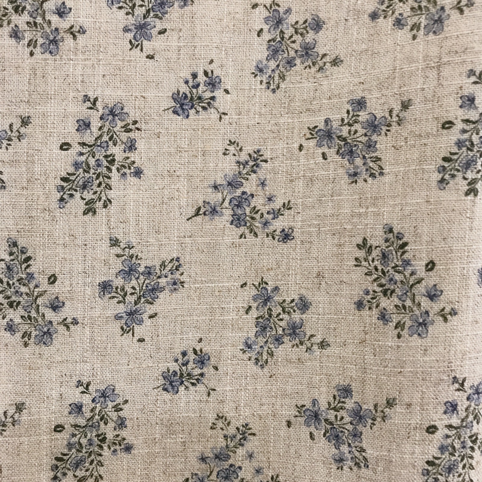 Handcrafted Floral Curtains Linen Blend Petite Botanical Custom Drapery Panels