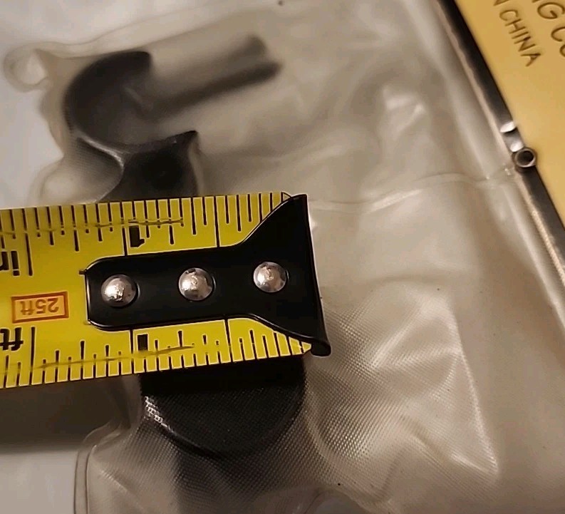 Inside Mount Curtain Rod Bracket Set Of 2 End Cap 1/2″-3/4″ Black Iron Design