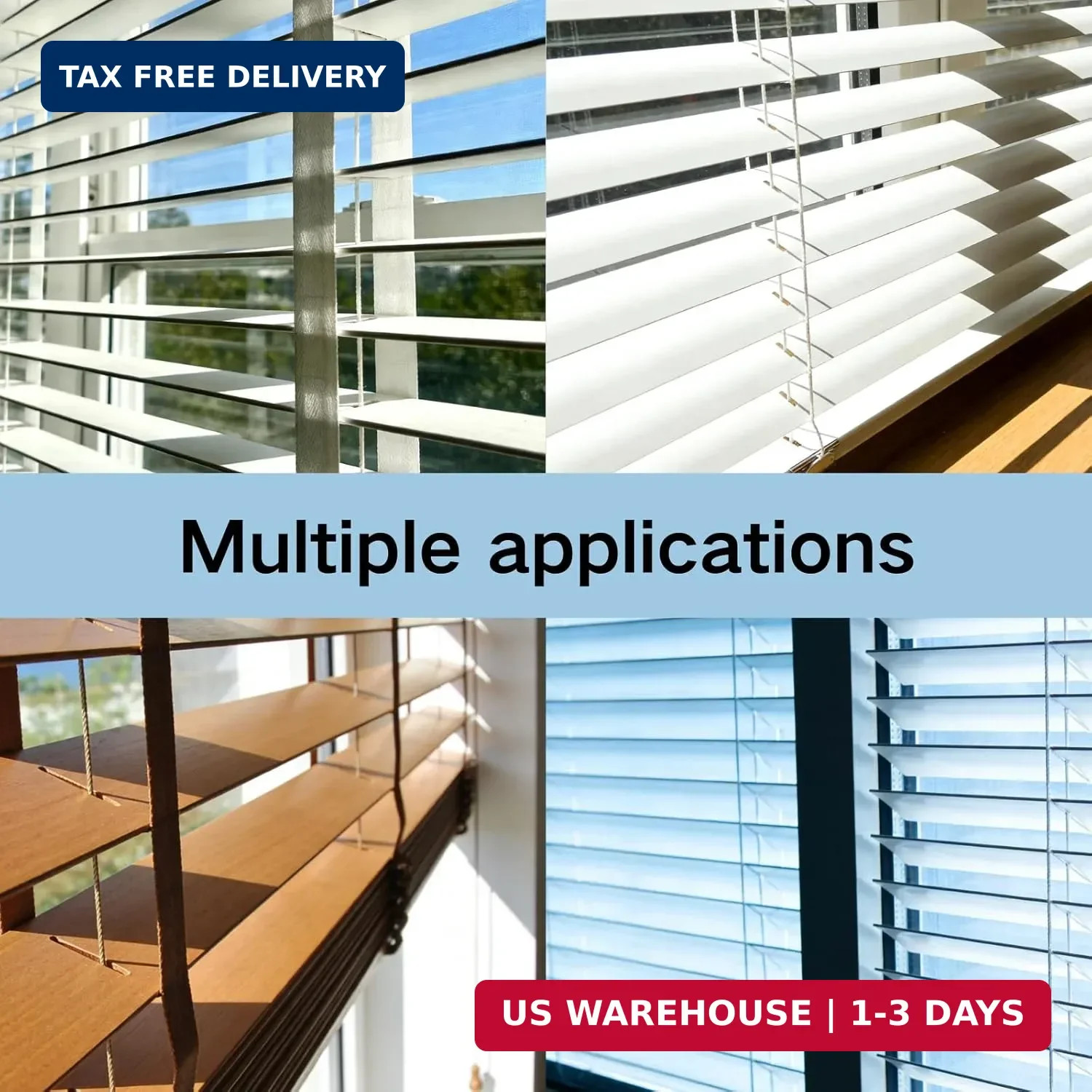 2Pcs Blinds Wand 17Inch Long White Vertical Window Blind Tilt Wand Fiberglass Bl