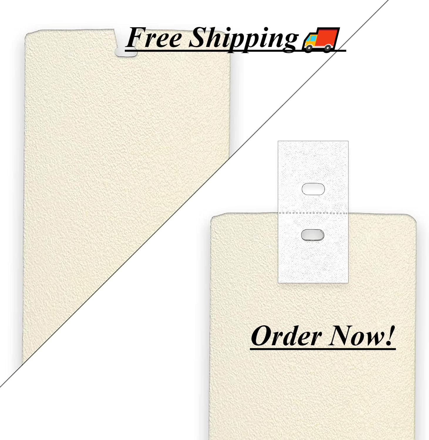 60 Pcs Vertical Blinds Replacement Slats Panels, Vertical Blind Repair Tabs Kit