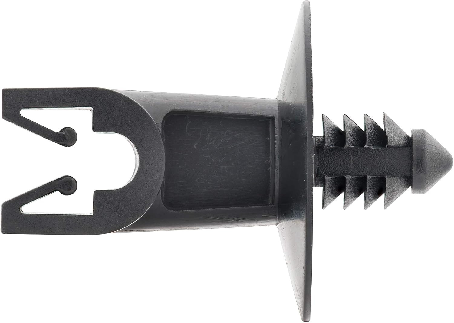 Black Nylon 3/16 Brake Line Mounting Clip, Single Slot – Bag of 10