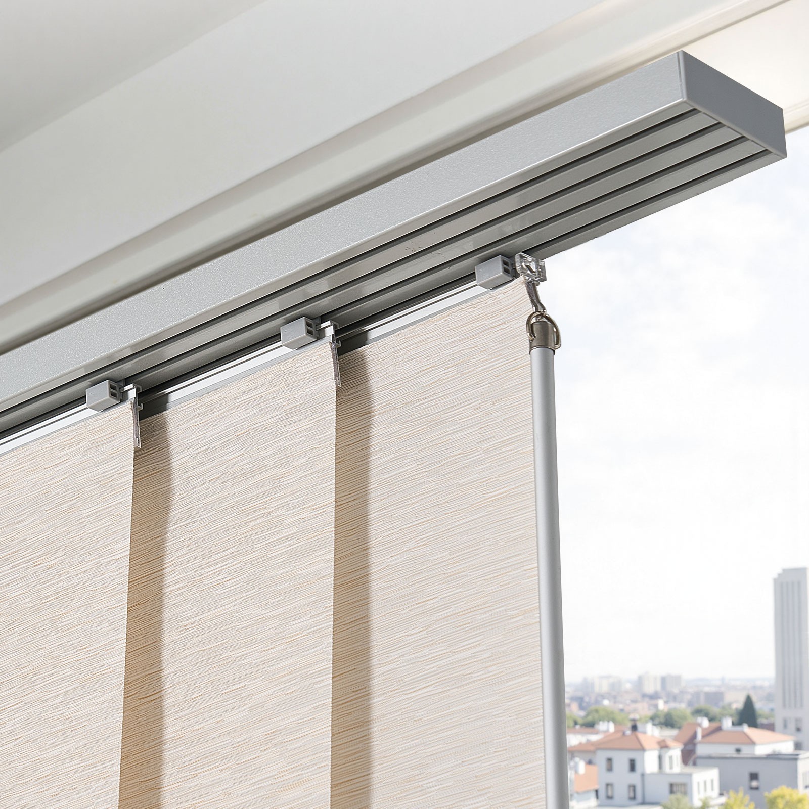 VEVOR Panel Track Blinds Extendable Track from 45.8in to 86in W Trimmable