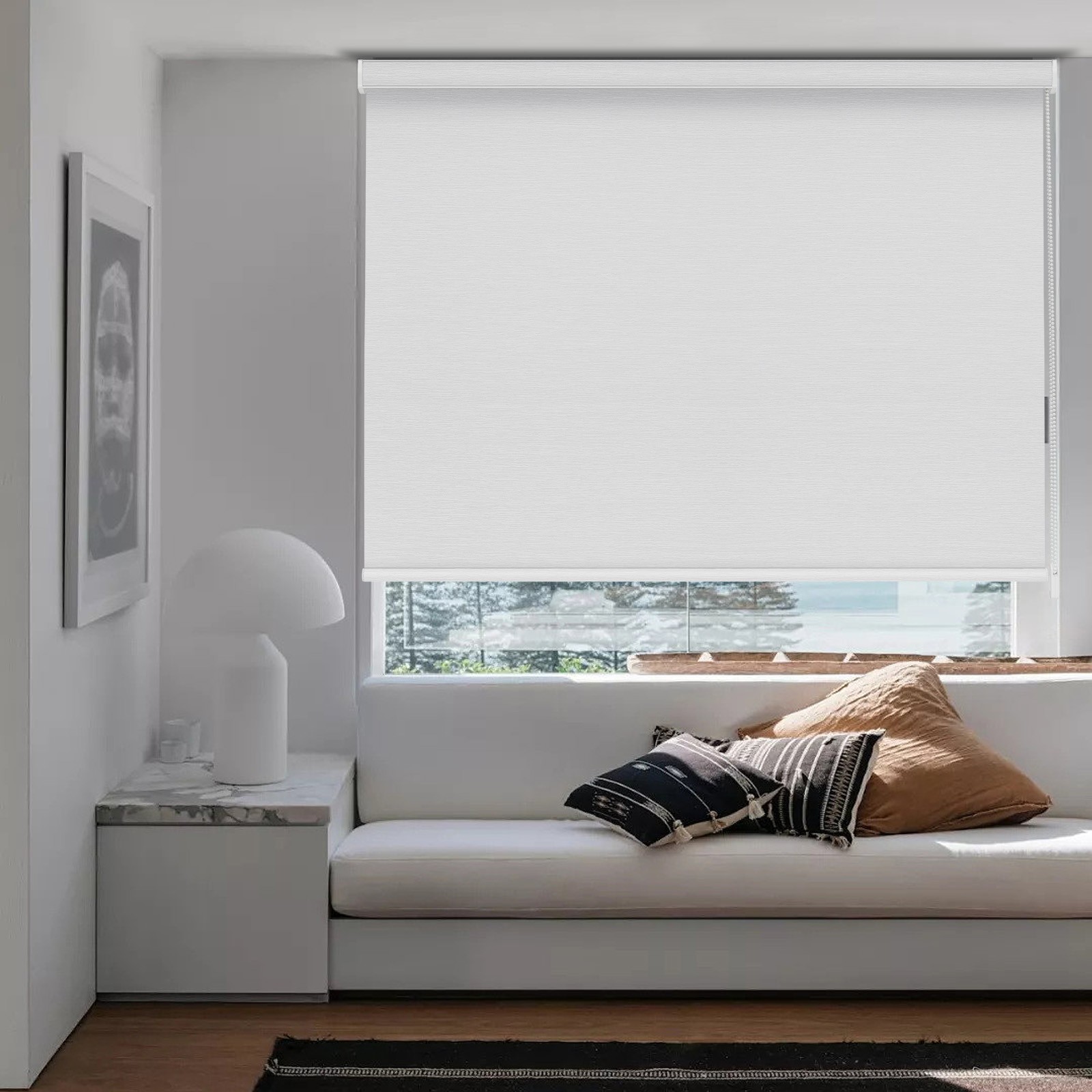 Changshade CUSTOM Window Blinds Roller Shades Room Darkening Curtain-Blackout
