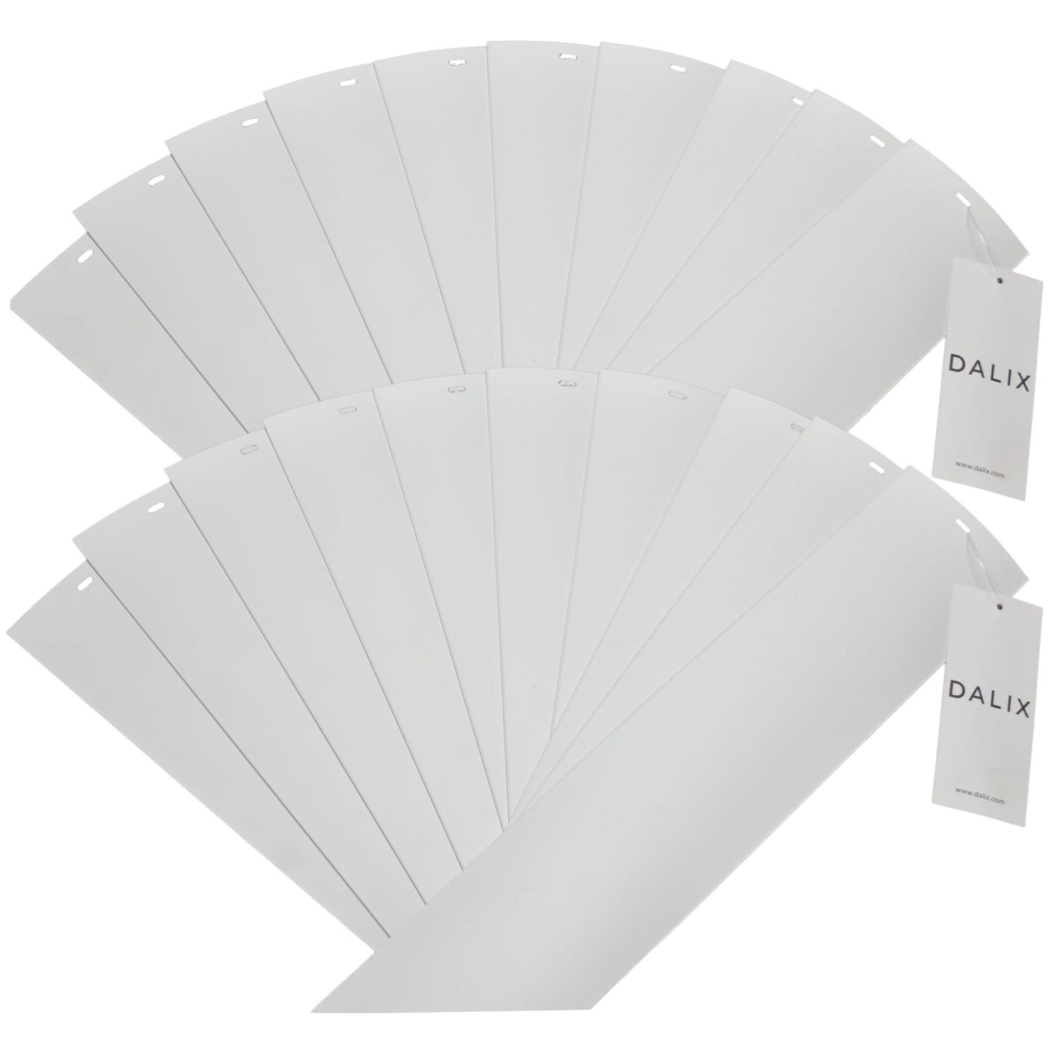 Easy Trim White Vinyl Blind Slat Replacements
